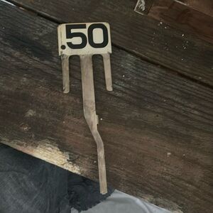 Cash register flag .50 cents